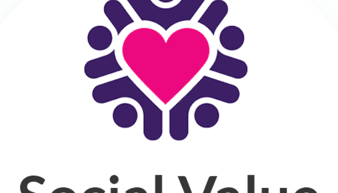 Construction line social value accredited logo